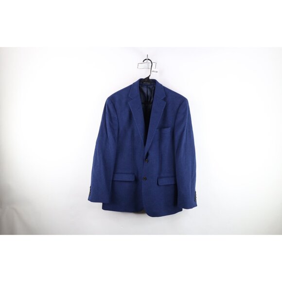 Ralph Lauren Mens Size 40R Wool Silk Cashmere Suit Coat Blazer Jacket Blue